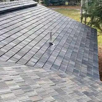 Composite tile roofing