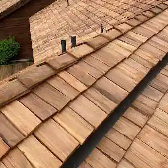 Wood shake shingles